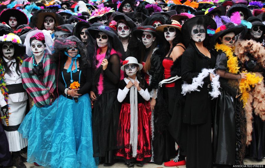Meksika'da Ölüler Günü Kutlamaları Devam Ediyor