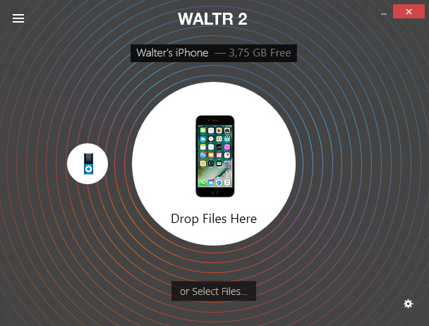 WALTR 2'nin Windows arayüzü
