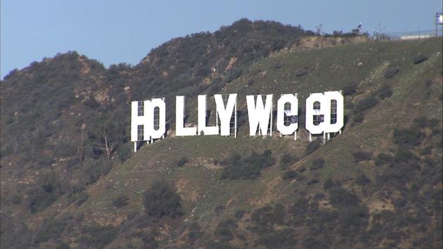Hollywood Tabelası 'Hollyweed' Şeklinde Değiştirilirse
