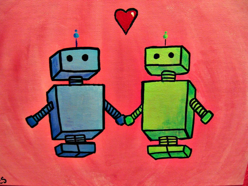 robot aşkı