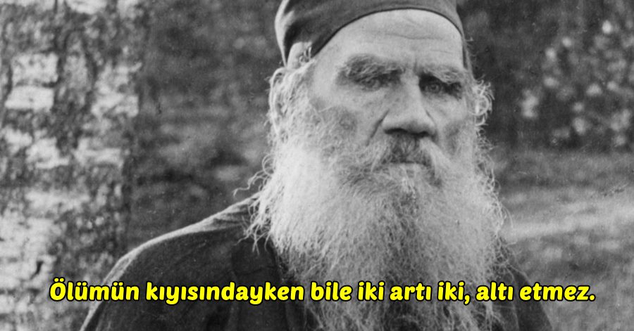 resimli Tolstoy sözleri